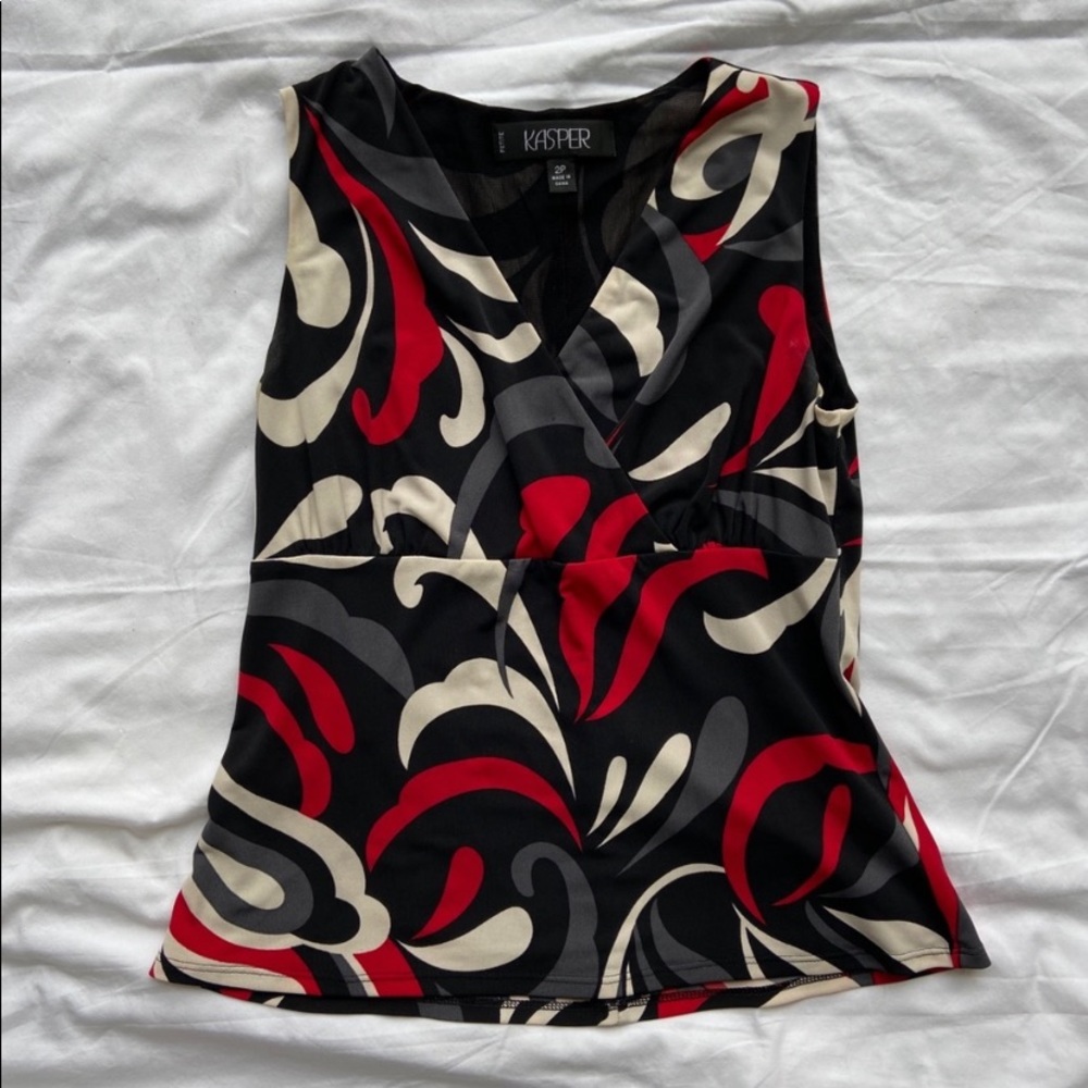 ❣️Kasper Colorful Sleeveless Top❣️